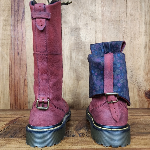 Dr Martens Aleina Foldover Boots - Picture 7 of 8